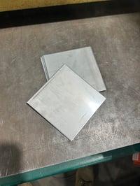 14 gauge stainless steel TEST BLANK 4"x4"