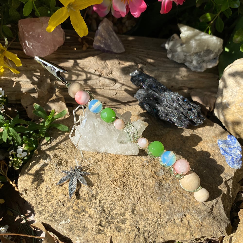 Image of cherry blossom roach clip