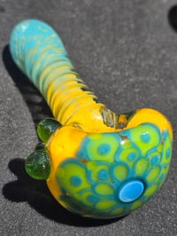 Image 5 of Yellow And Aqua Dotstack Pipe 