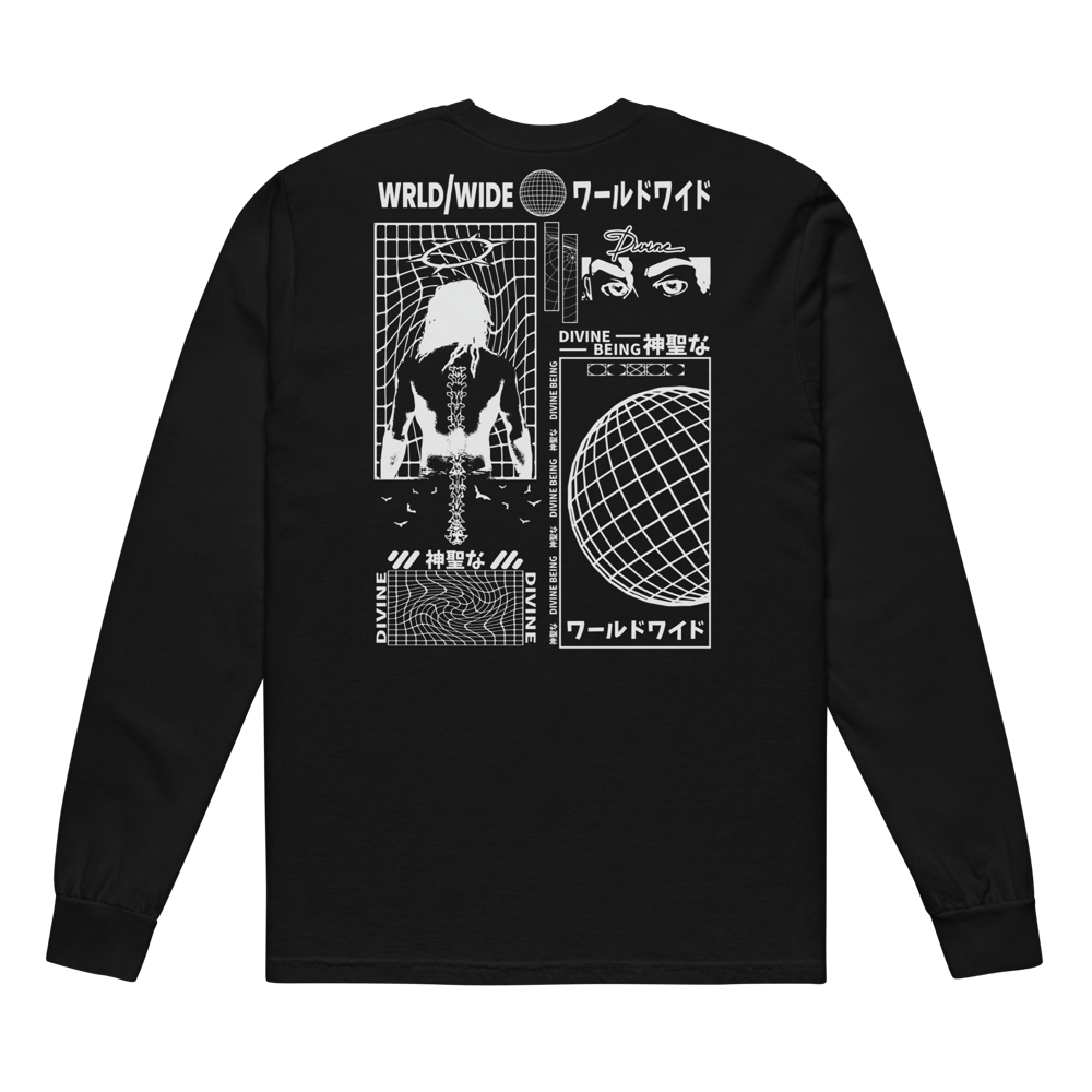WORLDWIDE DIVINE Longsleeve (White Print)
