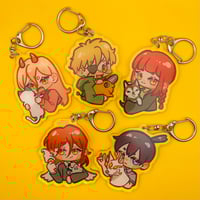 Image 1 of Chainsawman Keychains