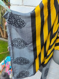 Image 4 of Kimono and cami set -recycled sari black