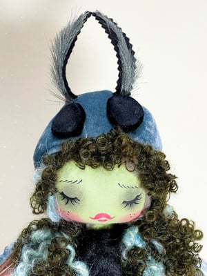 Image of MOTH INSPIRED SMALL ART DOLL