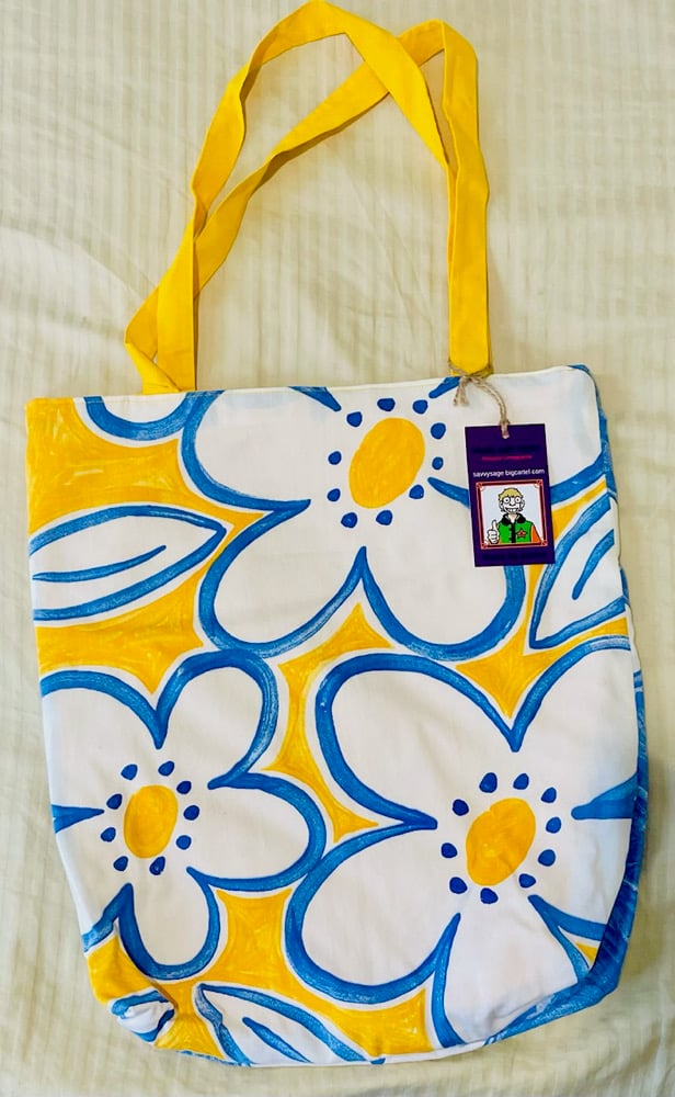 Upcycled Lined Linen Tote Bags - Made by Archie