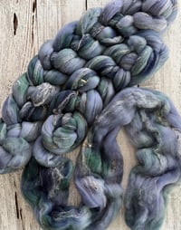 Image 1 of Rain Cloud, on Spindelicious Tweed: 89% Shaniko Wool/6% Acrylic/5% Rayon
