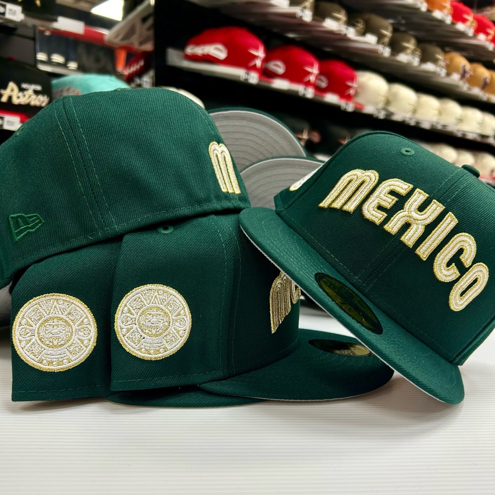 New Era 59Fifty Dark Green Gold