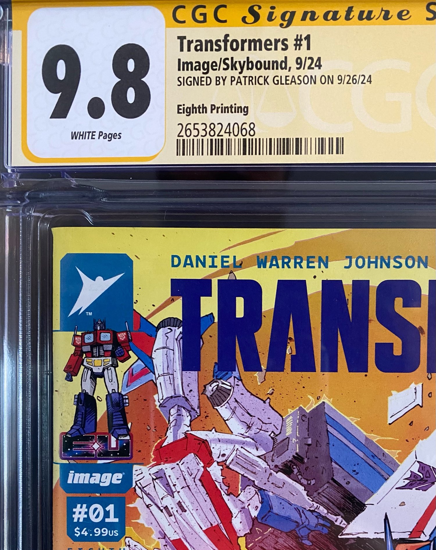Transformers #1 CGC Signature Series 9.8 with Custom Label | The PAT ...