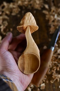 Image 1 of         Mushroom Coffee Scoop