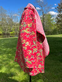 Image 3 of Coral Floral & Stripes Jacket