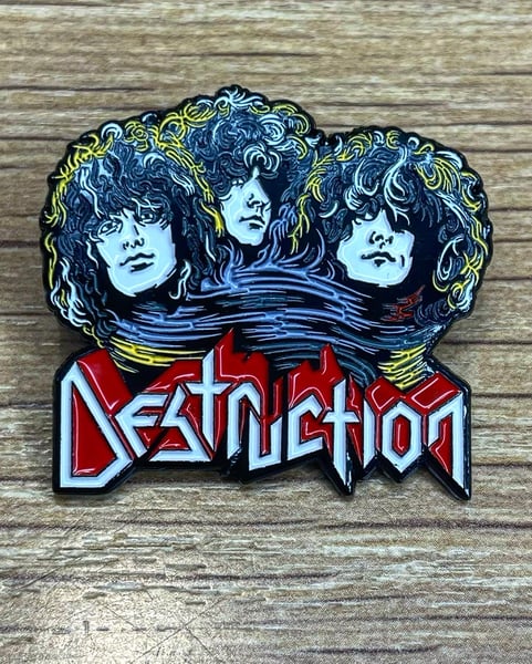 Image of Destruction - Eternal Devastation Metal Pin