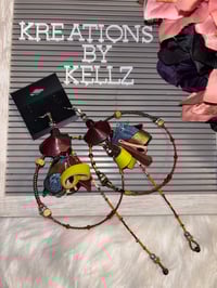 Image 2 of Fall Festivities Large Hoops