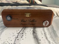 Image 8 of THRASHER INDY WOOD COINS CIGAR BOX 