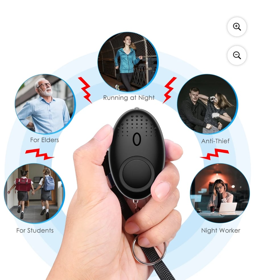 Image of Black out Keychain 