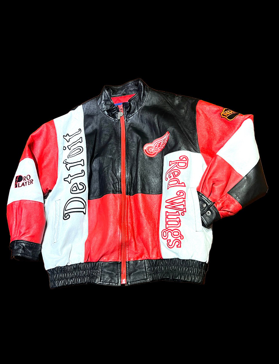 Varsity Detroit Red Wings Full Leather Jacket