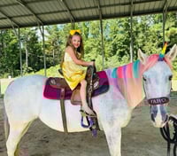 Image 4 of Princess Tea Party, colorful unicorns, princess appearance, snow fall, MORE! 