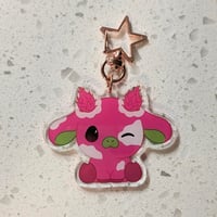 Delia acrylic charm