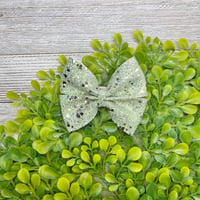 Glitter Flouncy | 3.5" | Baby Green 