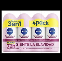 Image 3 of Nivea Tono Natural Efecto Satin pack of 4