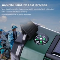 Image 4 of Solar Hand Crank Emergency Radio – AM/FM, LED Flashlight, Power Bank, SOS Alarm, Portable