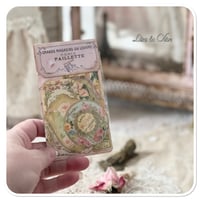 Image 1 of Vintage french ephemera stickers purfume labels