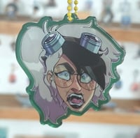 Image 2 of Miranda Surge - Thrash Metal Doctor (Double sided acrylic keychain)