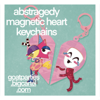 Image of Abstragedy Magnetic Keychains