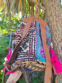 Image 4 of Skiathos back pack bag - turquoise 
