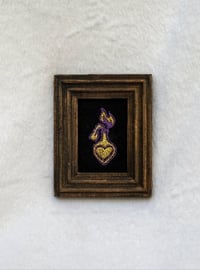 Image 2 of Made to stick / Magnet Wood Frame lila gold