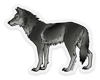 Vinyl Sticker // Alaska Wildlife - Wolf