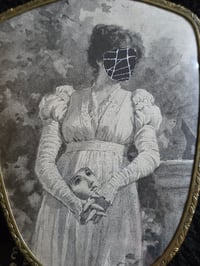 Image 3 of Repurposed Vanity series Victorian faceless with preserved web D