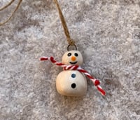 Image 3 of Hanging Snowman Decoration.