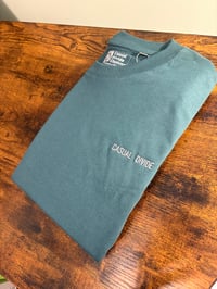 Image 4 of Donaldson Heavyweight T-Shirt in Forest Green