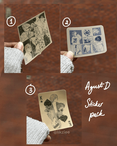 Image of Agust d sticker pack 