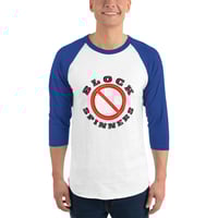 Image 7 of "No Block Spinners" 3/4 sleeve raglan shirt