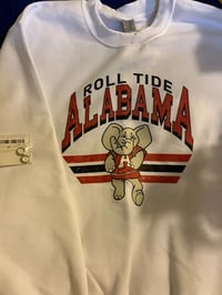 Image 1 of Alabama sweat shirt size small with earrings