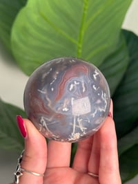 Image 4 of MOZAMBIQUE SWAZI AGATE SPHERE D