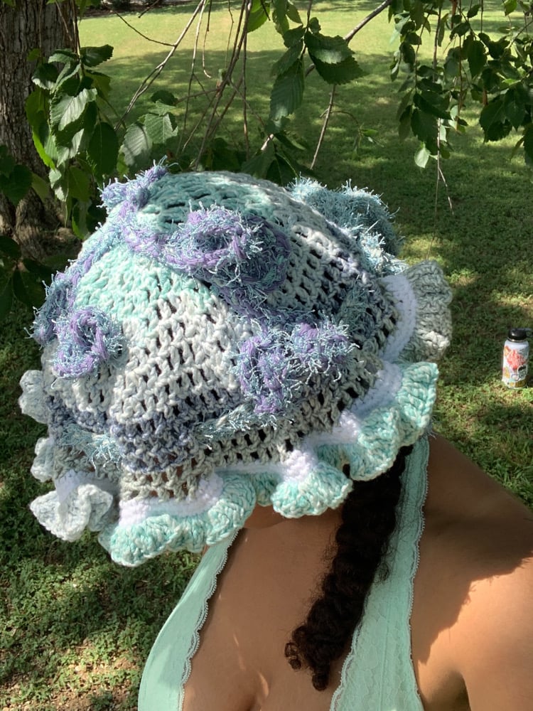 Image of ✧Frosted Ivy Mesh Hat