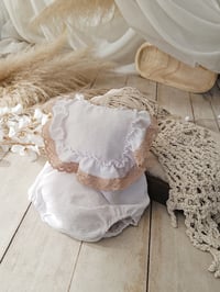 Image 1 of Boho photo prop | bodysuit for photosession | Giuseppina | sitter | age 12 months | white