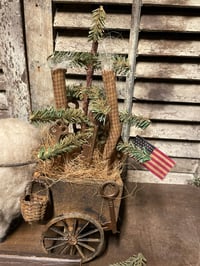 Image 4 of #6... Olde  ANTIQUES ~ Sheep Cart ~Sign Included ~
