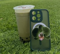 Green Orchid Phone Grip