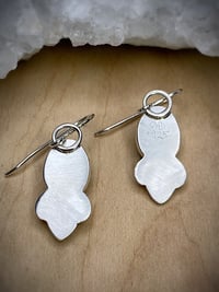 Image 4 of  SOLD - Delicate Chrysoprase Earrings 