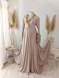Image 2 of Photoshooting beige dress River | size S-M