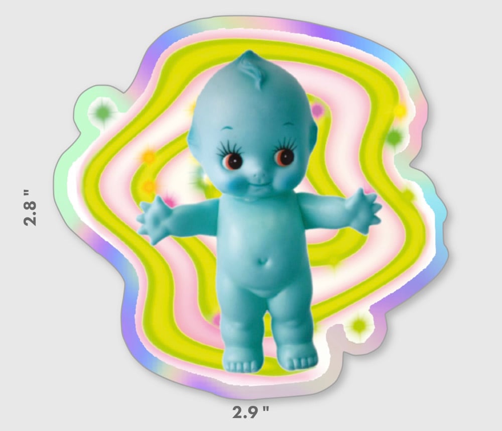 image of kewpie sticker