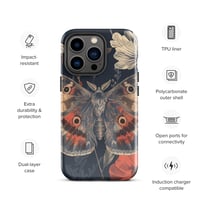 Image 20 of Grunge Goth Style Cottagecore Moth Tough Case for iPhone®