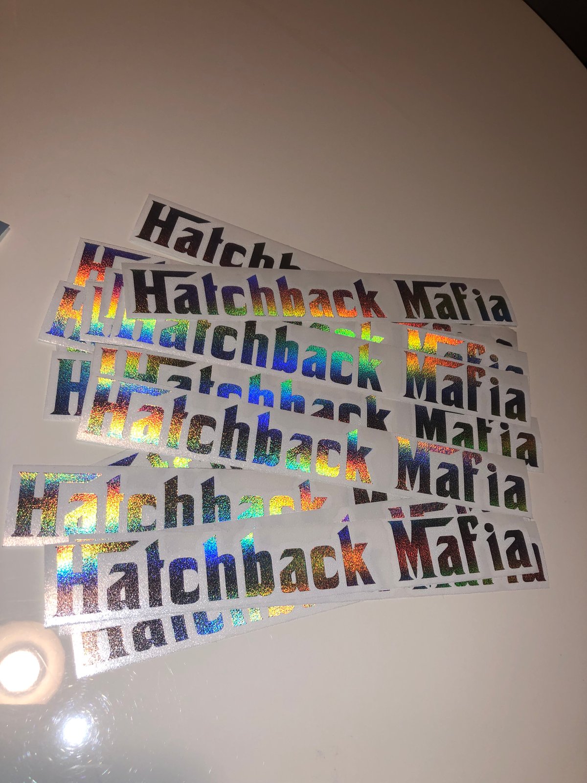 Hatchback Mafia ♛ Godfather Font Sticker hatchbackmafia