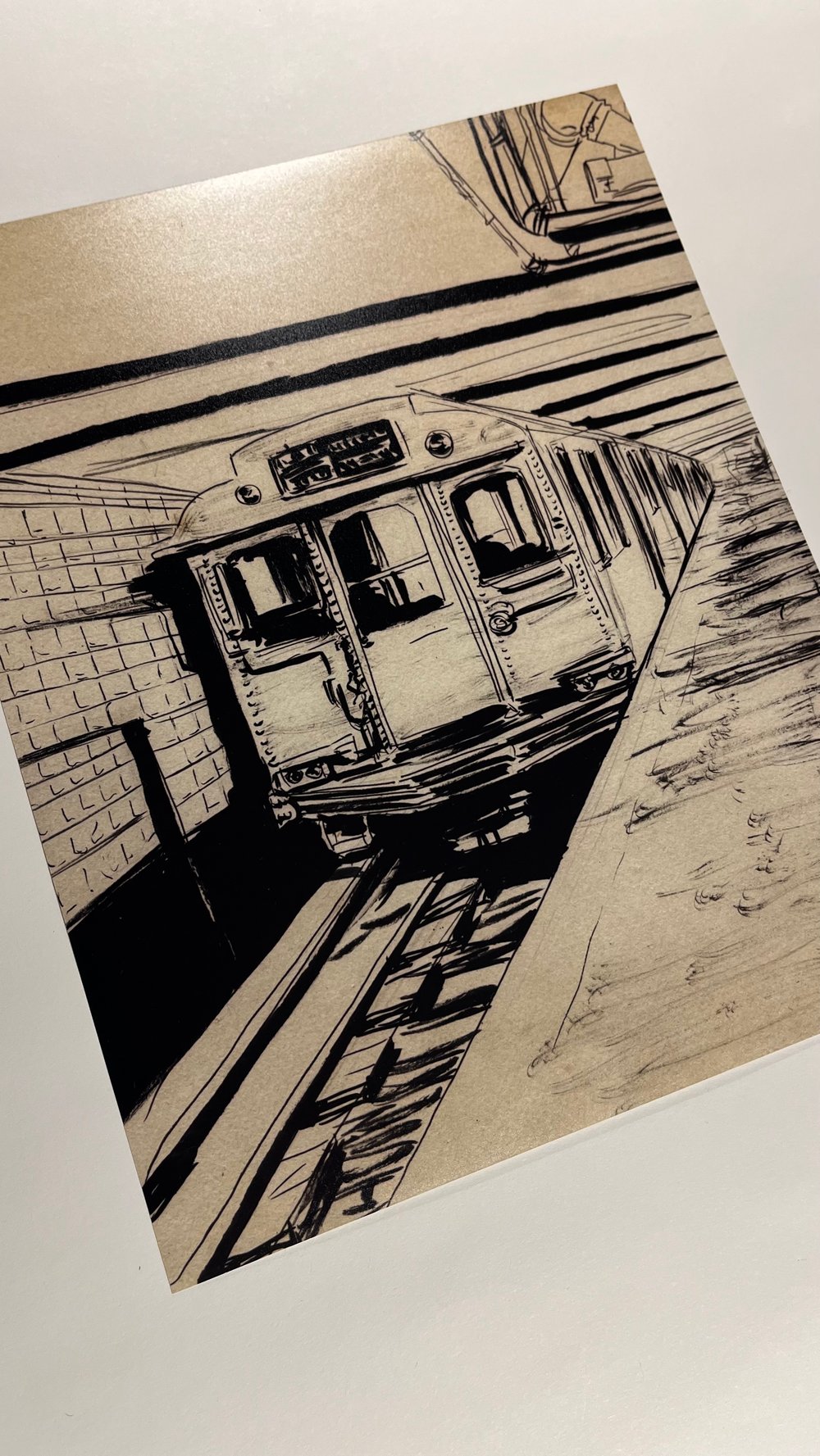 Subway Train Print