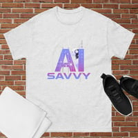 Image 2 of AI Savvy Adult's classic tee