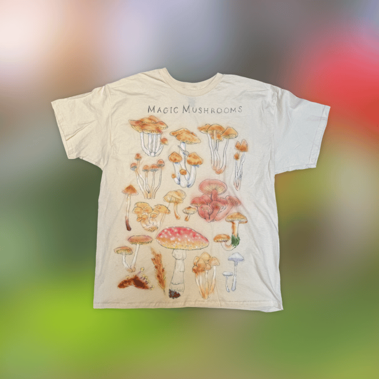 Image of pure magic - size XL tan tshirt