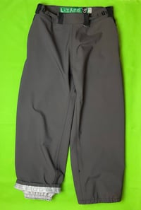 Image 2 of GREY EXTRA-BAGGY TECH LIZARD PANTS