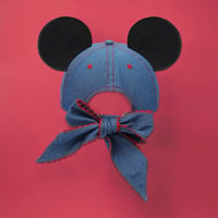 Image 2 of Denim Dsney Babe+Bow